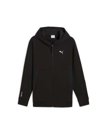 Bluza cu fermoar  pentru Barbati, pumatech full-zip hoodie dk, 684605-01, Negru, Negru