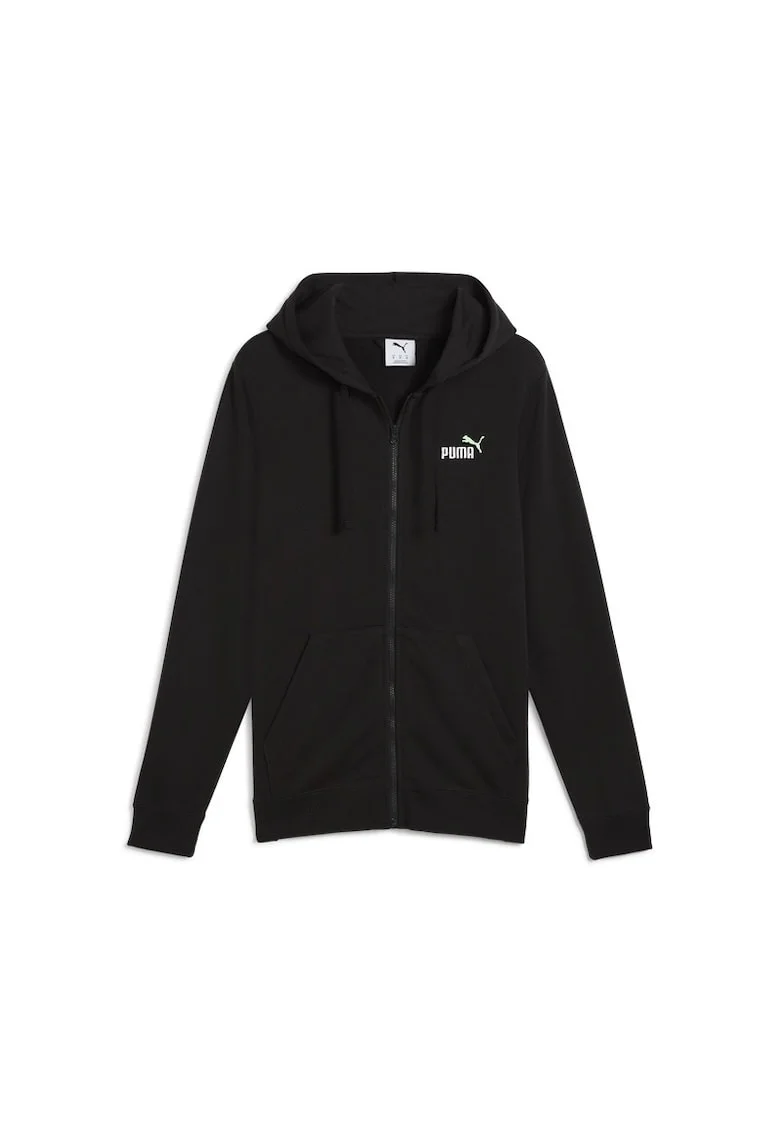 Bluza cu fermoar  pentru Barbati, ess 2 color small no 1 logo full-zip hodie, 684721-51, XS INTL, Negru
