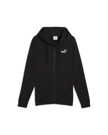 Bluza cu fermoar  pentru Barbati, ess 2 color small no 1 logo full-zip hodie, 684721-51, XS INTL, Negru