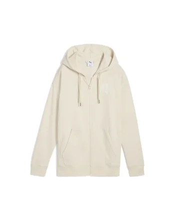 Hanorac relaxed fit cu fermoar  pentru femei, 685033-87, Alb, Alb