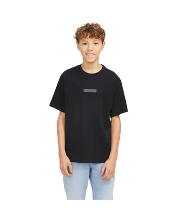 Tricou JACK &JONES Taka JNR 39231, Negru