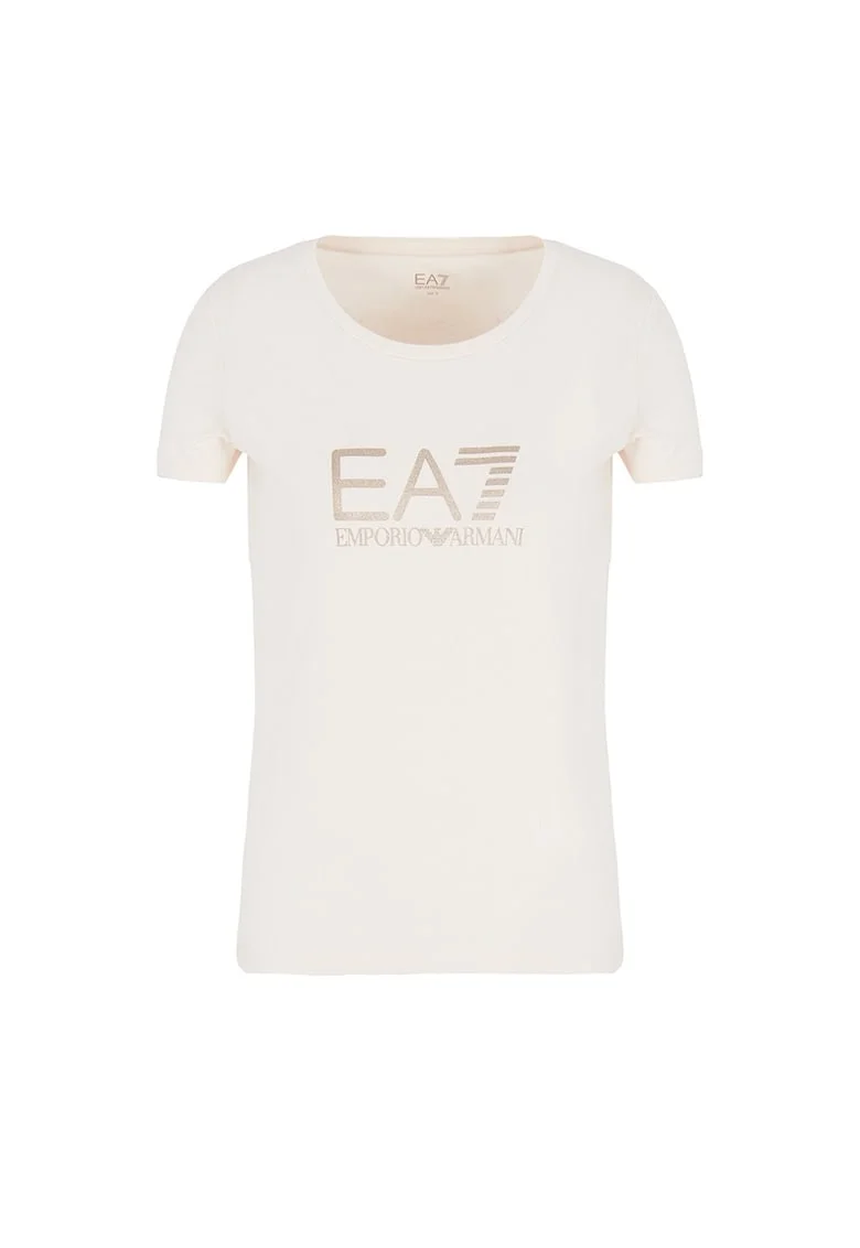 Tricou  W Tee Ss Rn Shiny, 8NTT66-TJFKZ-1712, Femei, Alb, Alb
