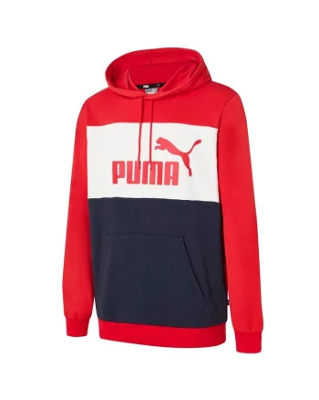 Hanorac  ESS+ Colorblock Hoodie TR, 848772-21, Barbati, Rosu, Rosu