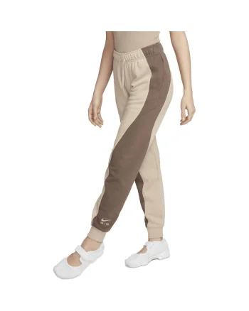 Pantaloni  Air Fleece Mid-Rise - DV8050-292 22602, Bej