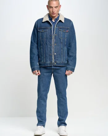 Jacheta din denim captusita Ruben 353