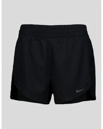 Pantaloni scurti cu aspect 2-in-1 si tehnologie Dri-Fit, pentru fitness, Negru