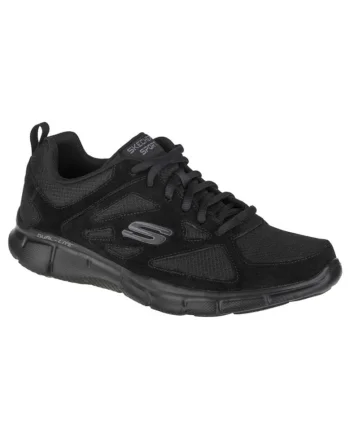 Pantofi sport barbati Equalizer,  Piele, Negru, Negru