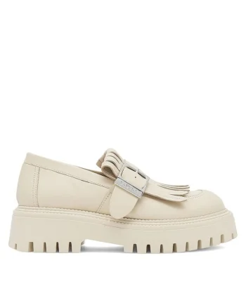 Pantofi sport dama,  Piele naturala, Bej, Bej