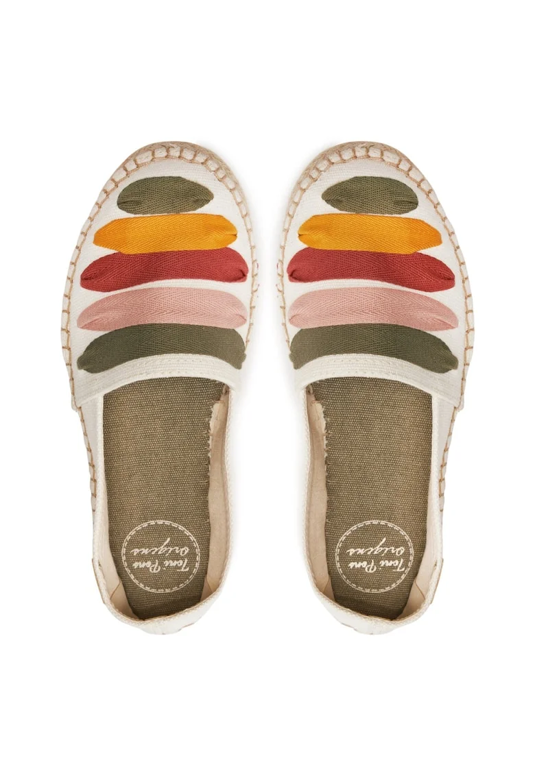 Espadrile dama,  681883, Textil, Ecru