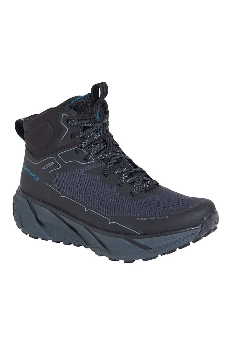 Ghete sport  Singletrack Mid, impermeabile, cu talpa Dynagrip, negru, material mesh
