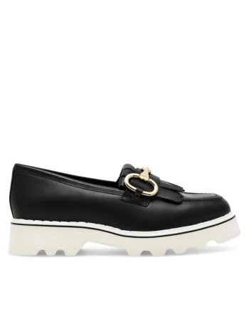 Pantofi sport dama,  Piele naturala, Negru, Negru