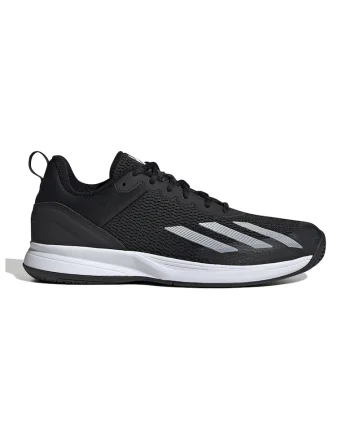 Pantofi cu garnituri de plasa pentru tenis Courtflash Speed, Negru