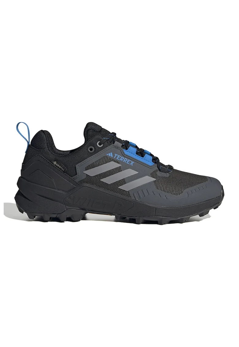 Pantofi cu logo pentru drumetii Swift, Negru/Gri inchis