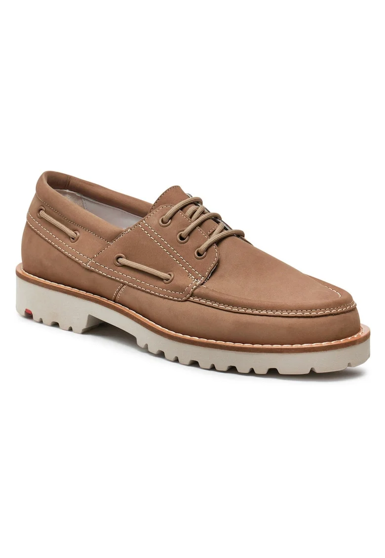 Pantofi sport barbati,  27813, Gri, Piele naturala
