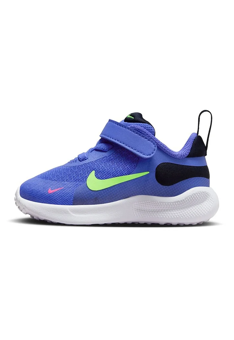 Revolution 7 Pantofi cu velcro, pentru alergare, Verde lime/Albastru lavanda