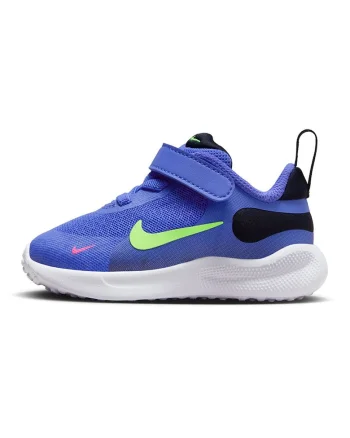 Revolution 7 Pantofi cu velcro, pentru alergare, Verde lime/Albastru lavanda
