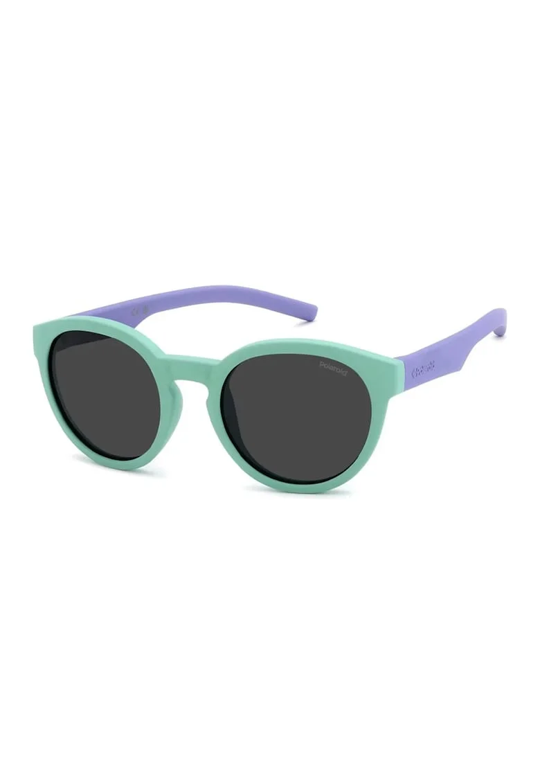 Ochelari de soare pantos cu lentile polarizate, Albastru azur/Verde menta
