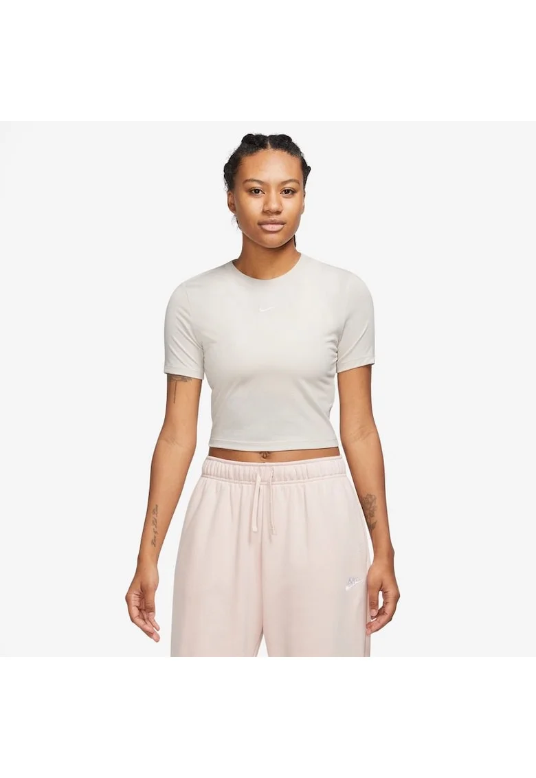 Tricou  W NSW TEE ESSNTL SLIM CRP LBR, FB2873-104, Femei, Bej, Bej
