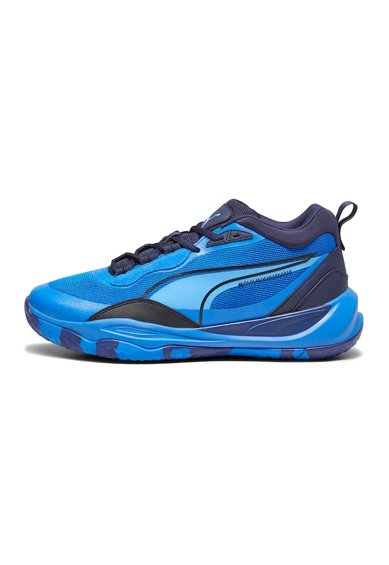 Pantofi mid-high pentru baschet Playmaker Pro Ultra, Albastru royal/Bleumarin