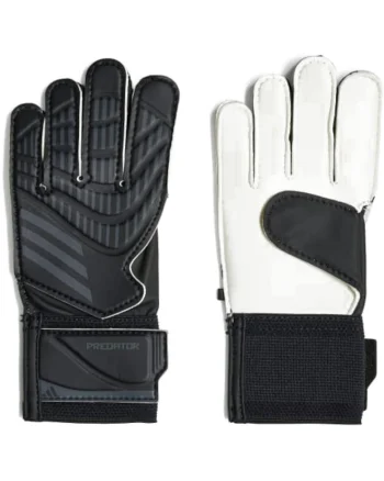 Manusi portar copii Adidas Predator Training 4/5/6/7, negru/alb
