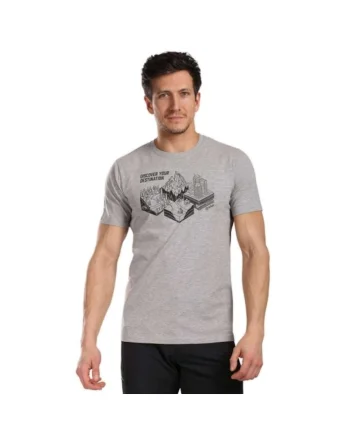 Tricou sport  Garove, gri deschis, material Lyocell, Gri deschis