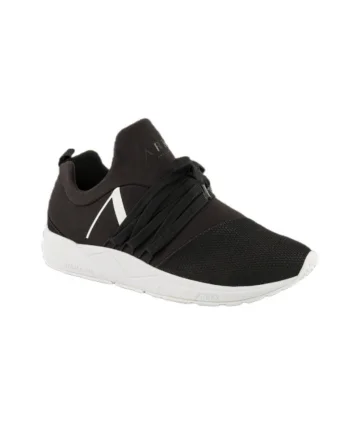 Pantofi sport  negri, din textil, Negru