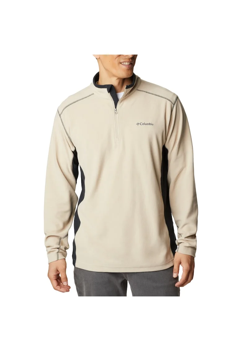 Bluza sport de barbati din fleece,  Klamath Range II Half Zip Fleece 135247, Bej
