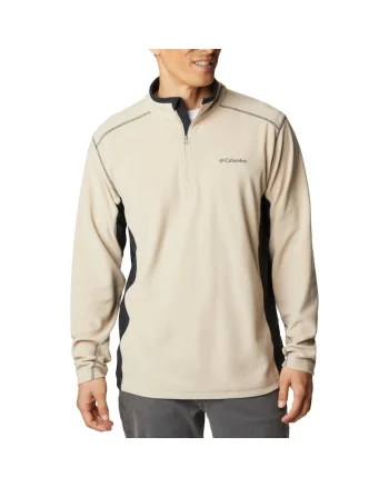 Bluza sport de barbati din fleece,  Klamath Range II Half Zip Fleece 135247, Bej