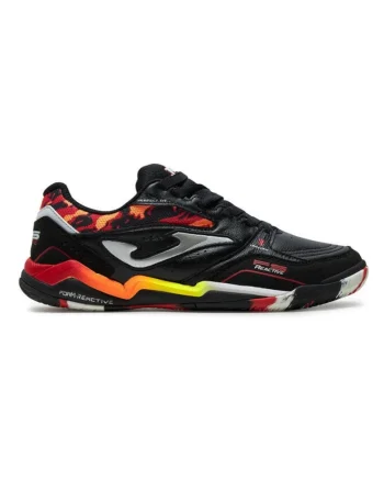 Ghete pentru fotbal Fs Reactive Indoor FSW2401IN Negru,  Piele naturala