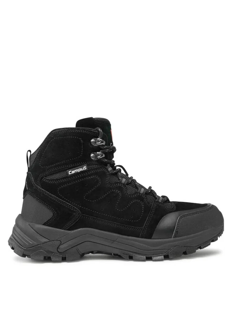 Ghete si bocanci sport barbati  303137823, Piele intoarsa, Negru