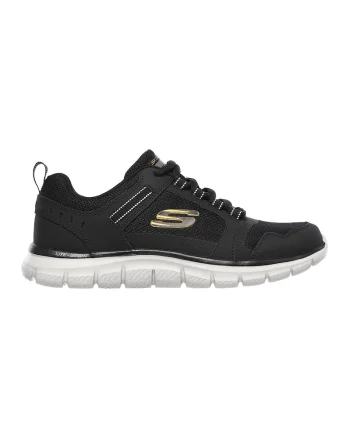 Pantofi cu insertii de piele pentru fitness Track-Knockhill, Negru