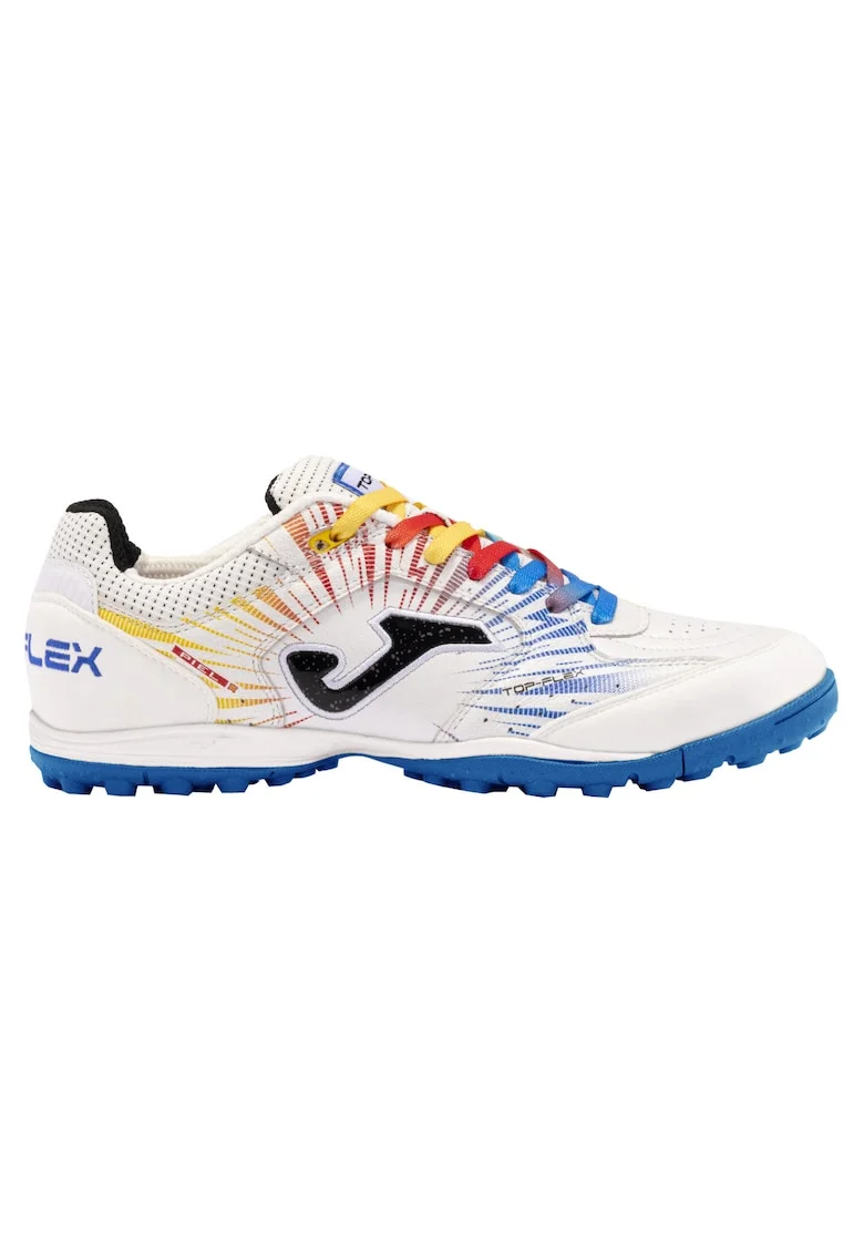 Ghete fotbal barbati Top Flex pentru teren sintetic TOPW2476TF,  Alb-Rosu, Alb