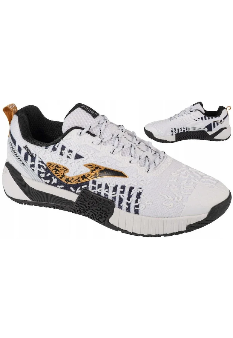 Pantofi sport barbati  Thunder 2402, respirabili, flexibili, alb, Alb