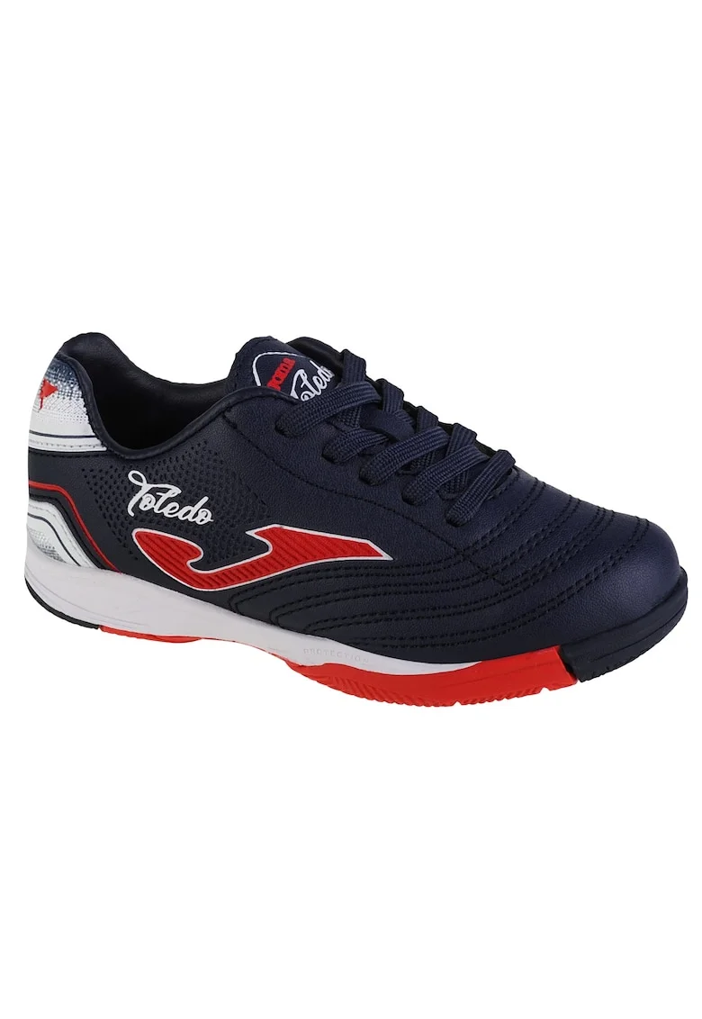 Pantofi copii pentru fotbal de sala,  Toledo 2203, Material sintetic, Bleumarin