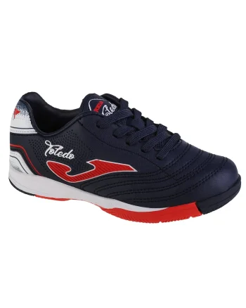 Pantofi copii pentru fotbal de sala,  Toledo 2203, Material sintetic, Bleumarin
