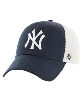 Sapca New York Yankees,  Bumbac, Bleumarin/Alb