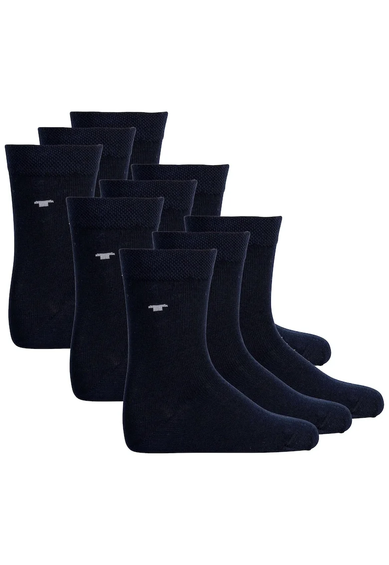 Set de sosete scurte uni - 9 perechi, Albastru