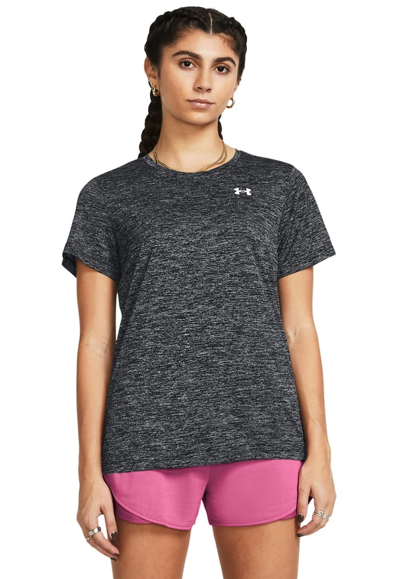 Tricou pentru antrenament Tech™ Twist, Gri inchis melange