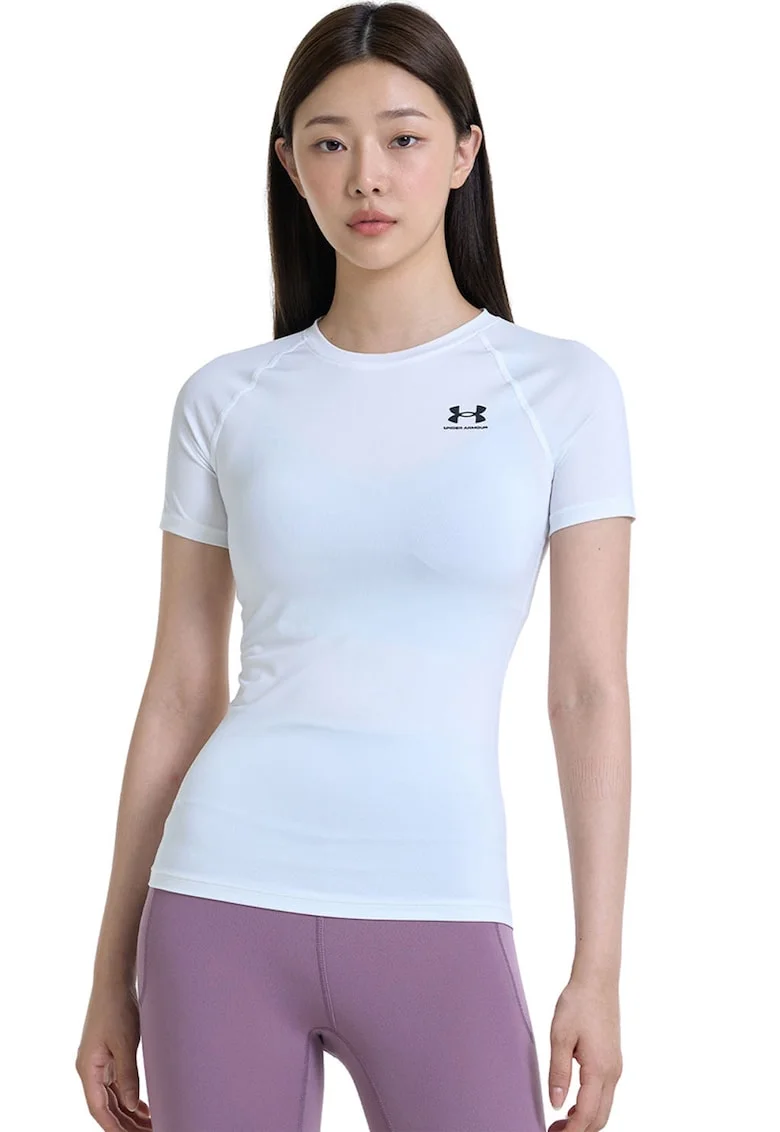Tricou de compresie pentru antrenament HeatGear®, Alb optic