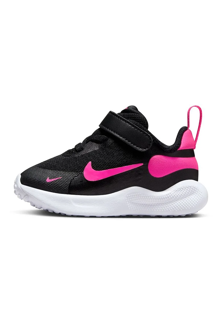 Revolution 7 Pantofi cu velcro, pentru alergare, Negru/Fucsia