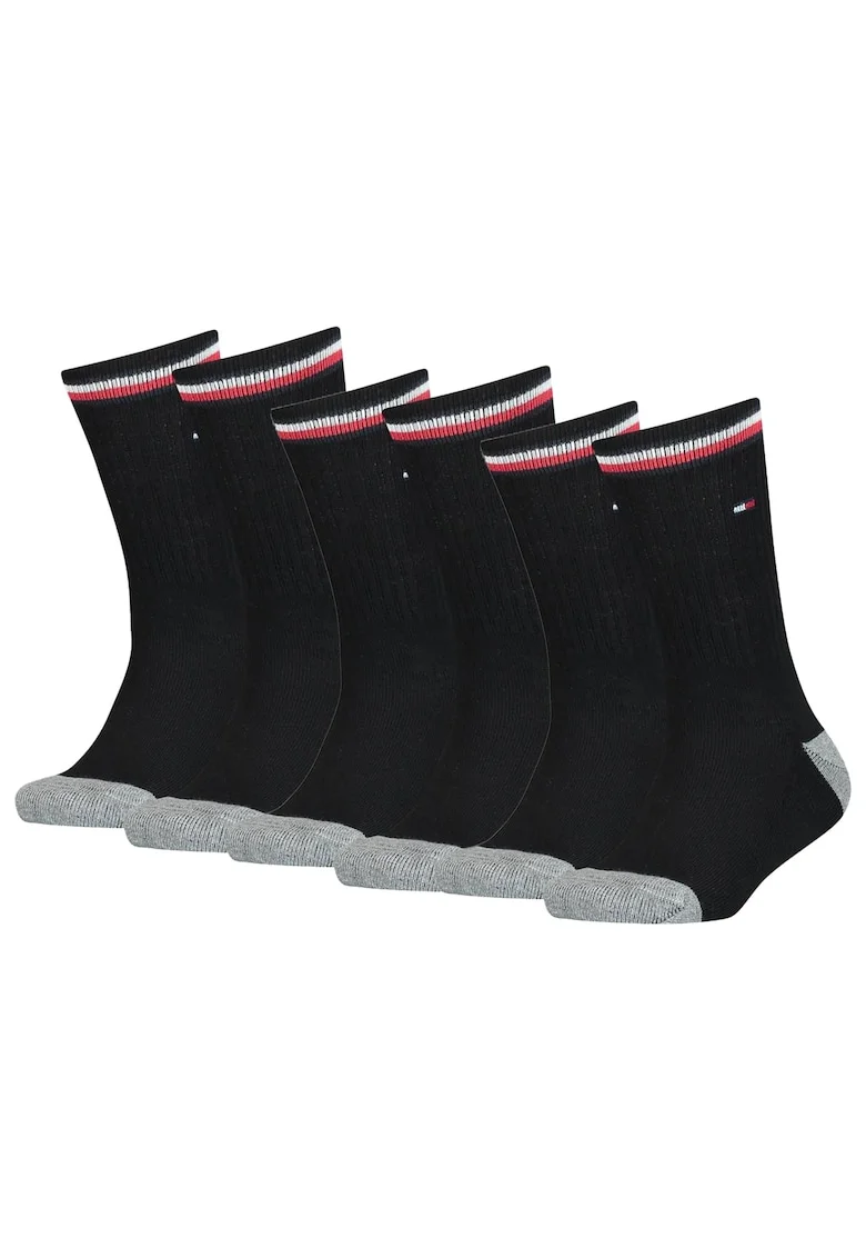 Set de sosete lungi - 6 perechi, Negru