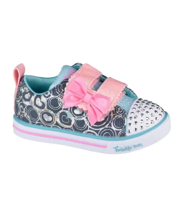 Pantofi sport copii,  Sparkle Lite-Lil Heartsland 314754N-DMLT, Gri