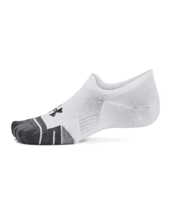 Set de sosete foarte scurte pentru fitness Performance Tech - 3 perechi, Alb