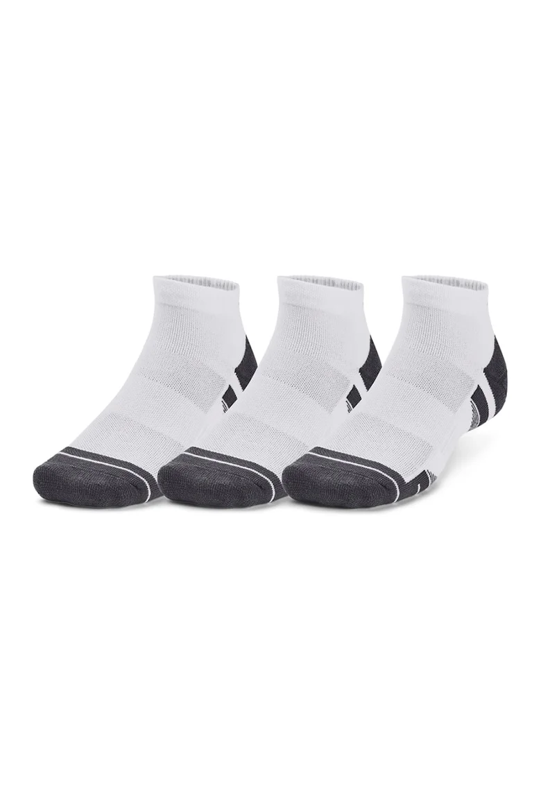 Set de sosete unisex pentru antrenament Performance Tech™ - 3 perechi, Alb/Negru