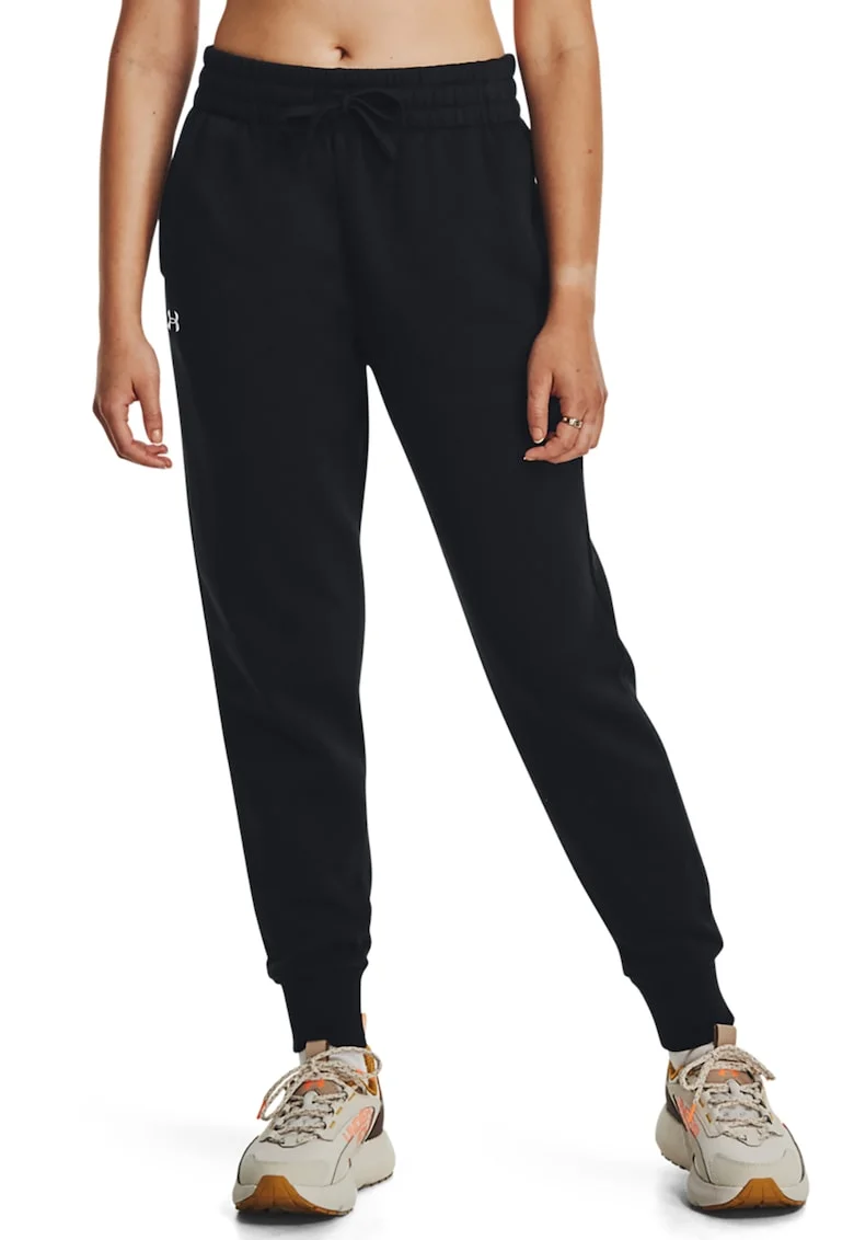 Pantaloni de trening cu talie medie Rival, Negru