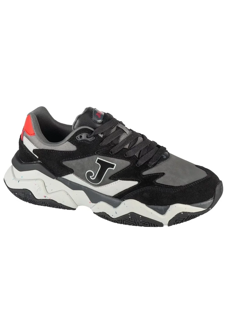 Pantofi sport pentru barbati  sintetic, universal, negru/alb,
