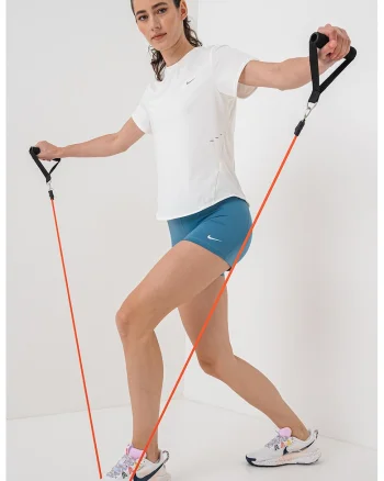 Colanti scurti pentru fitness Pro, Albastru prafuit/Albastru petrol