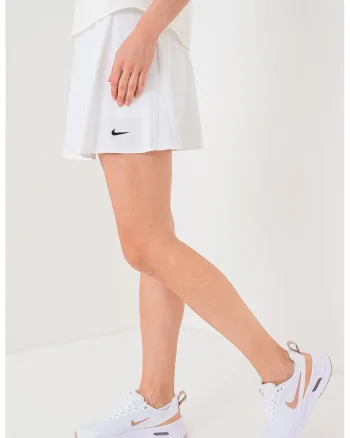 Fusta cu colanti scurti pe dedesubt cu tehnologie Dri- FIt, pentru tenis Victory, Alb optic