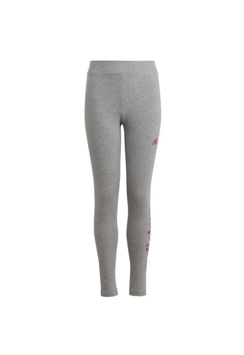 Pantaloni sport copii, Bumbac, Gri