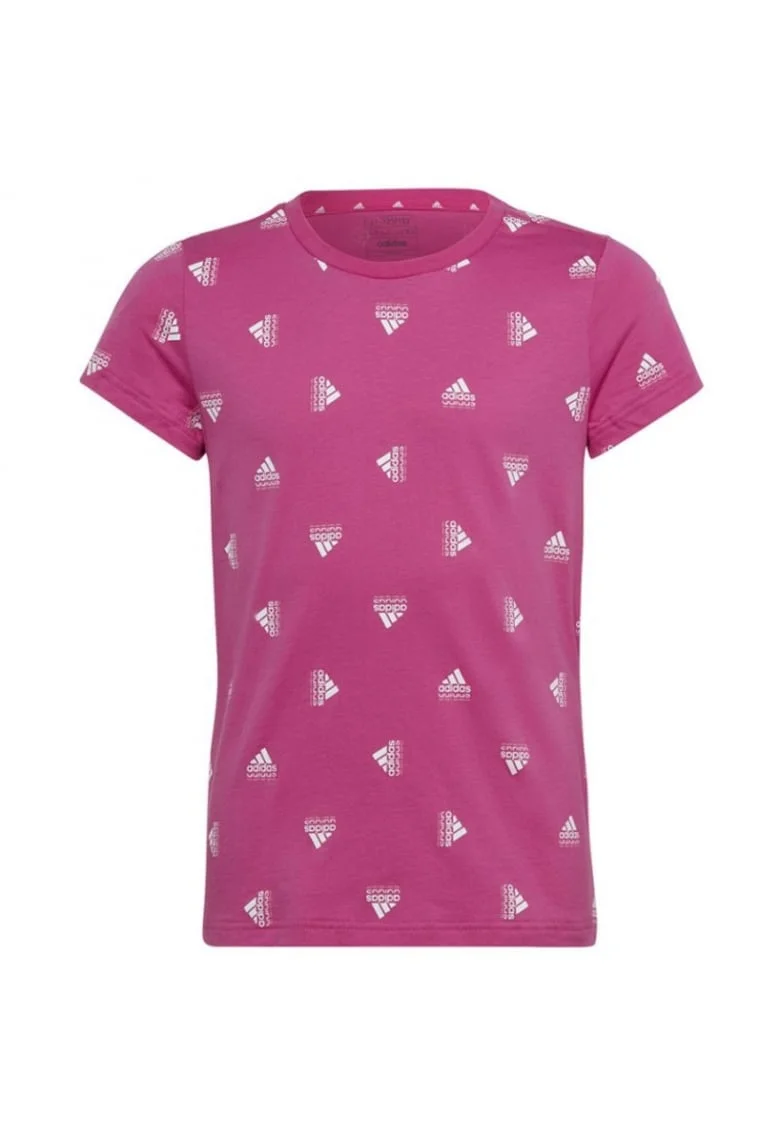 Tricou sport copii, Bumbac, Roz